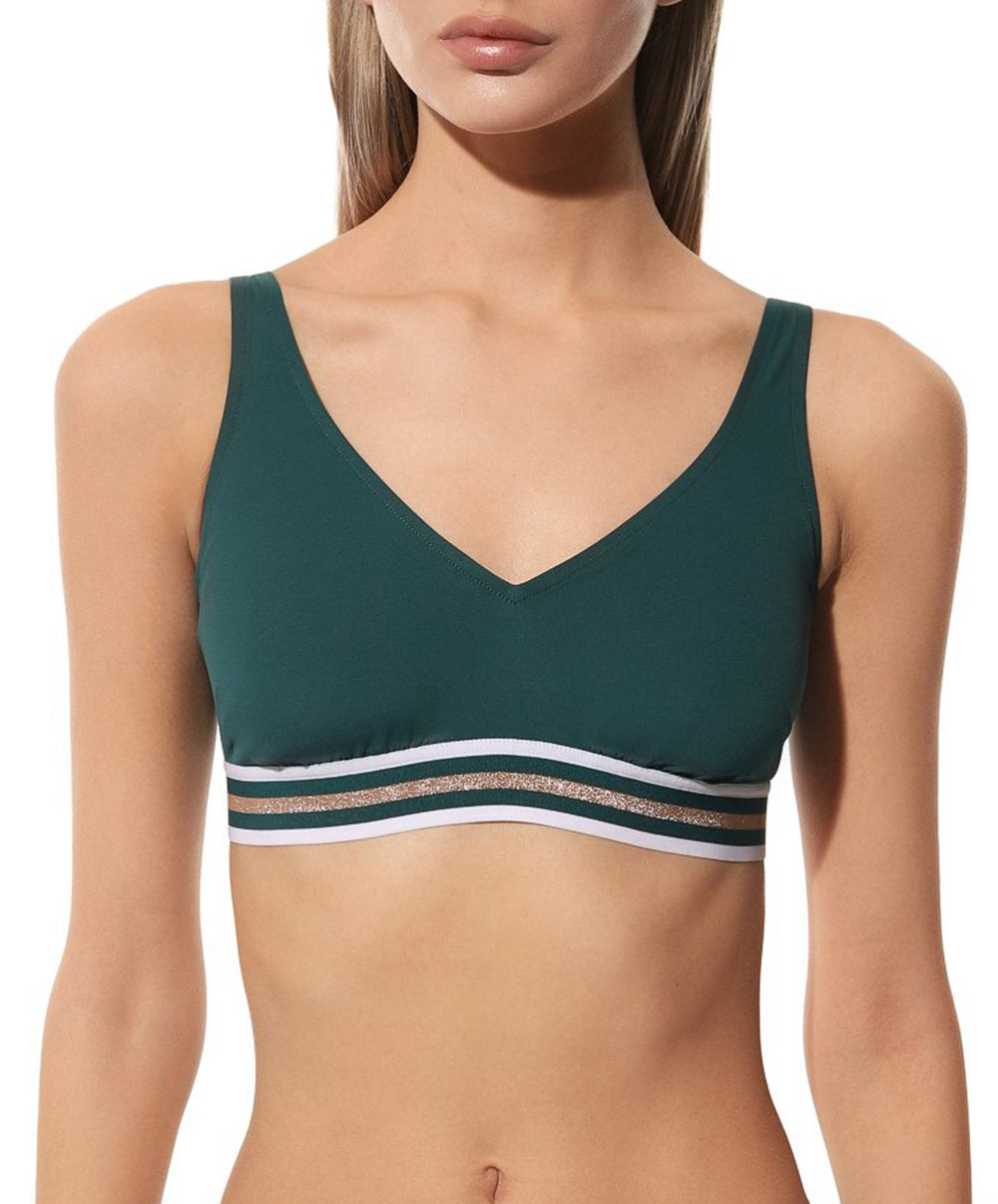 Maillot de bain brassière sans armatures Lise Charmel bain Énergie Nautique pacifique ABA2135-PN