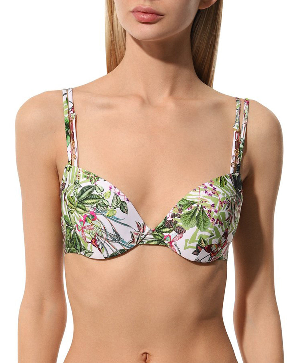 Soutien-gorge de bain coque effet push Lise Charmel bain Envolée Tropicale lumière  ABB8573-LT
