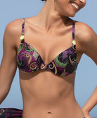 Soutien-gorge de bain coque effet push Lise Charmel bain Escapade Aborigène multicolore ABB8562-AA