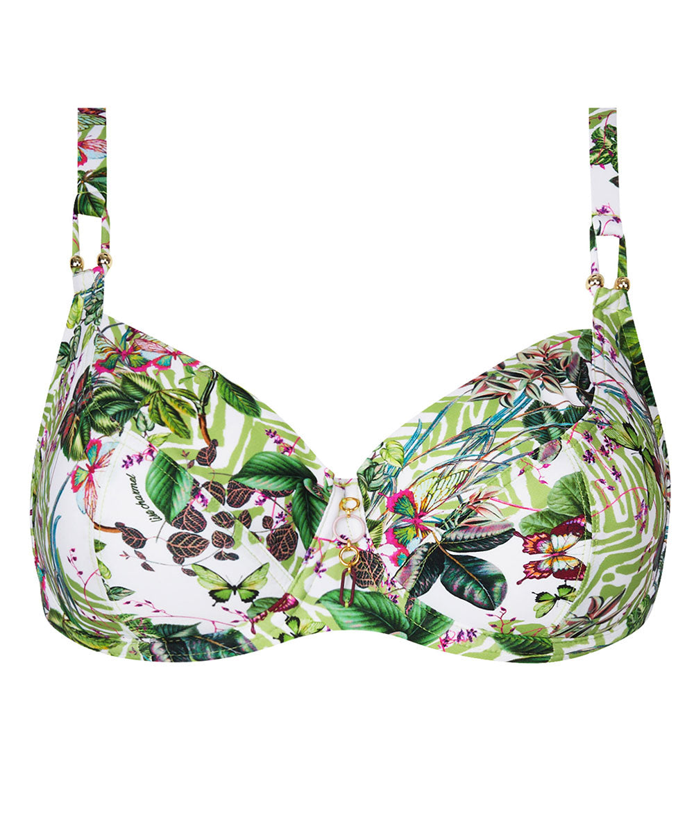 Maillot de bain corbeille bonnets profonds Lise Charmel bain Envolée Tropicale lumière  ABB3573-LT