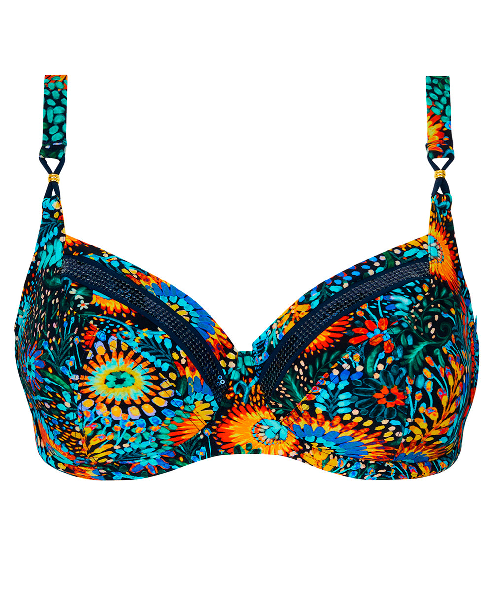 Maillot de bain corbeille bonnets profonds Lise Charmel bain Beauté Cosmique multicolore ABB3572-CC