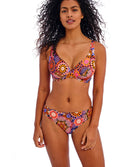 Haut de maillot de bain grandes tailles décolleté plongeant Santiago nights Mui Freya swim AS205613-MUI