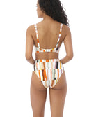 Haut de maillot de bain grandes tailles décolleté plongeant Shell island Mui Freya swim AS202213-MUI