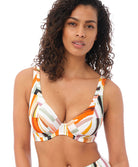 Haut de maillot de bain grandes tailles décolleté plongeant Shell island Mui Freya swim AS202213-MUI