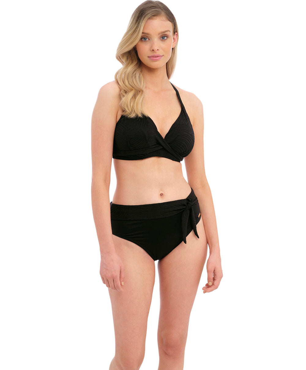 Maillot de bain grande taille brassière décolleté plongeant Fantasie swim Ottawa noir FS6495-BLK