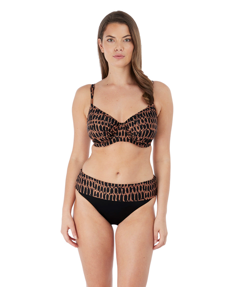 Maillot de bain moulé grande taille couvrant avec armatures Fantasie swim Kotu copper FS7010-COP