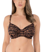 Maillot de bain moulé grande taille couvrant avec armatures Fantasie swim Kotu copper FS7010-COP