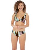 Soutien-gorge de bain foulard apex haute Bassline multicolore Freya swim AS7050-MUI