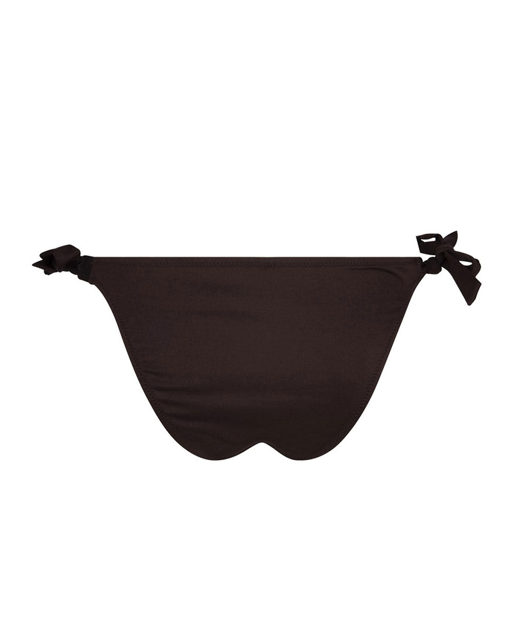 Maillot de bain slip à nouettes bikini La Starlette star marron Antigel Bain EBB0105-SM 10