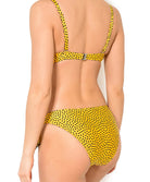 Maillot de bain slip séduction La dolce riva Jaune Antigel Bain face