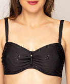 Soutien-gorge de bain souple bandeau La Costa Antigel noir Antigel Bain FBA7490-NO
