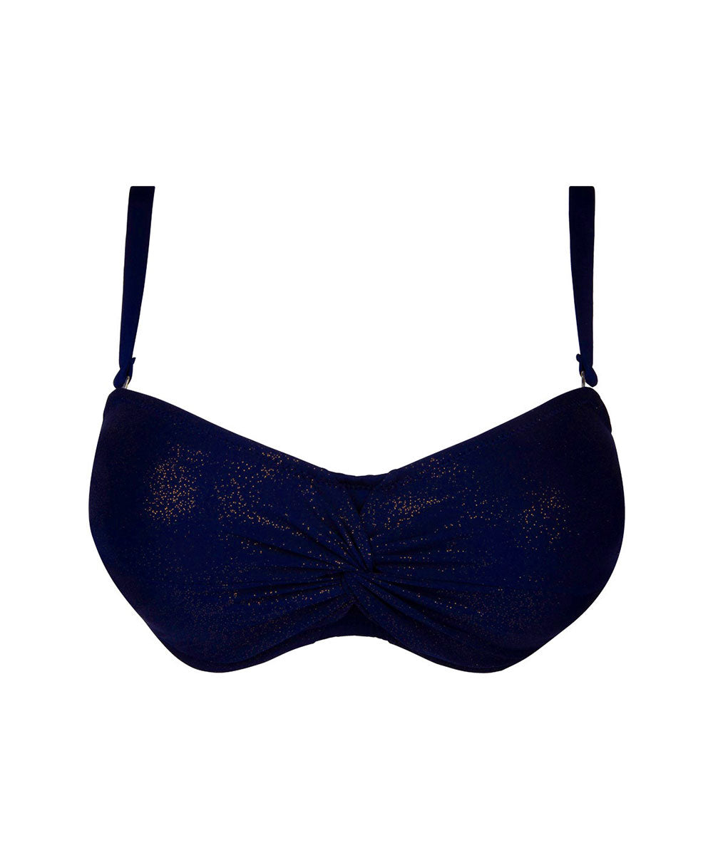 Soutien-gorge de bain souple bandeau La Starlette star bleu Antigel Bain FBB7405-SB 10