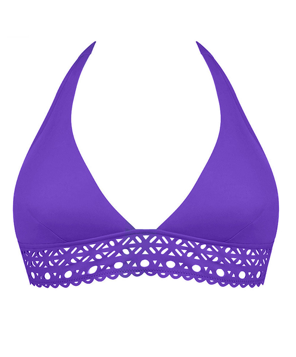 Maillot de bain triangle sans armatures Lise Charmel bain Ajourage Couture iris ABA2015-IC