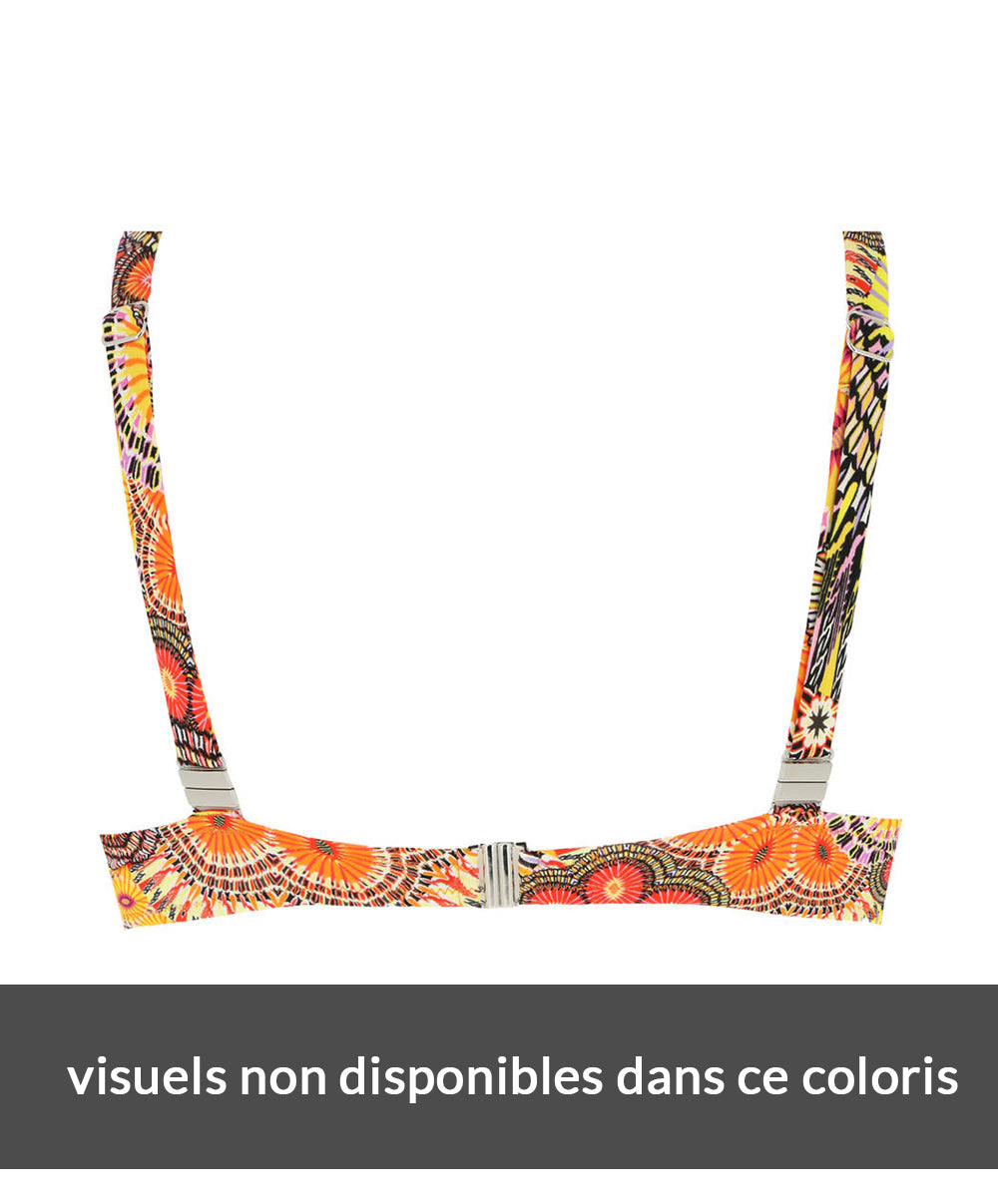 Maillot de bain triangle armatures L'Avatar Antigel bleu Antigel de Lise Charmel FBA3232-BA face