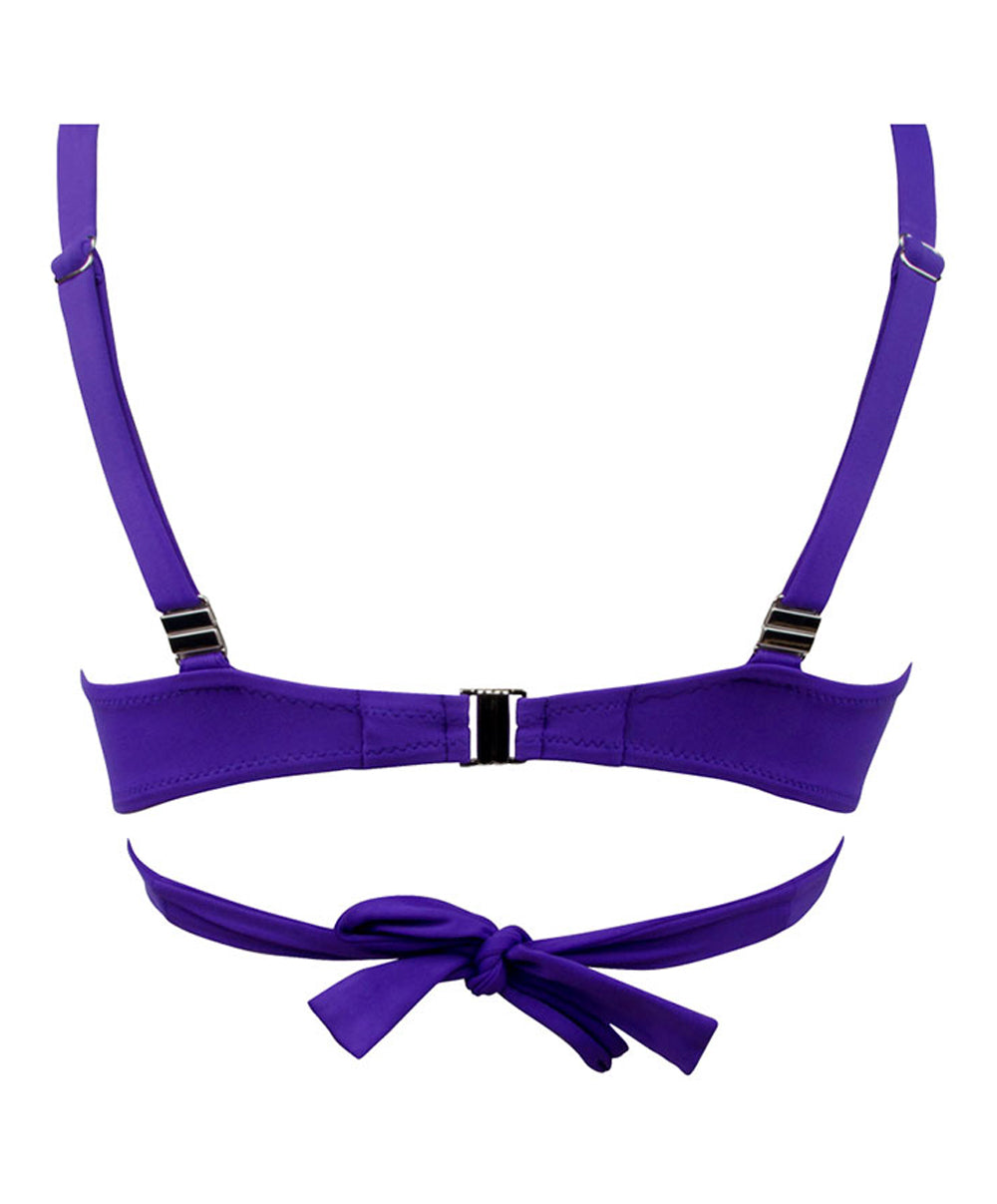 Maillot de bain triangle armatures La Chiquissima purple Antigel Bain FBB3214-MP