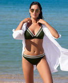 Maillot de bain triangle avec armatures Lise Charmel bain Énergie Nautique kaki ABA2535-KN