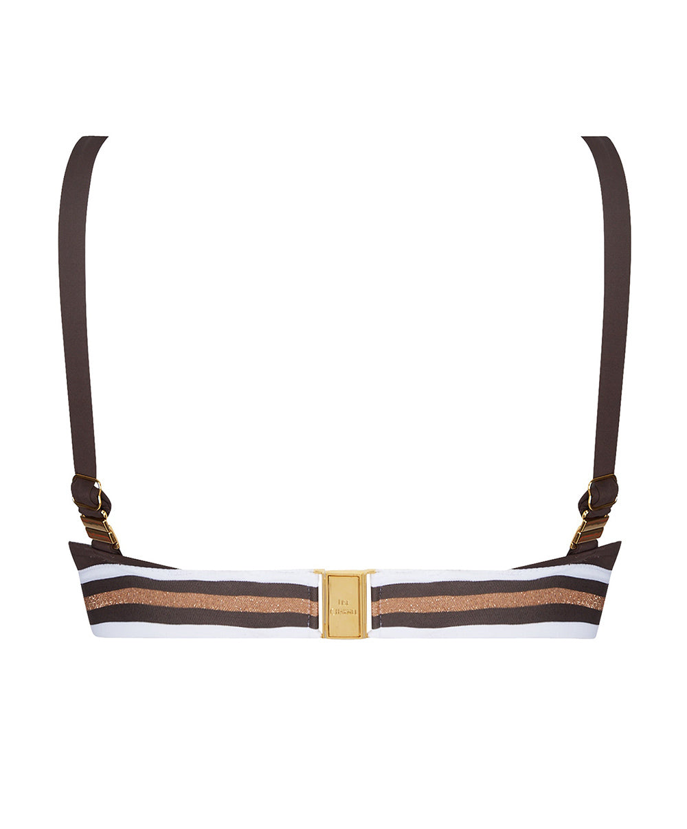 Maillot de bain triangle avec armatures Lise Charmel bain Énergie Nautique taupe ABA2535-TN