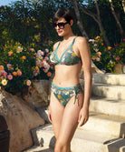 Maillot de bain triangle avec armatures Lise Charmel bain Fleur Persane bronze ABB2567-BP