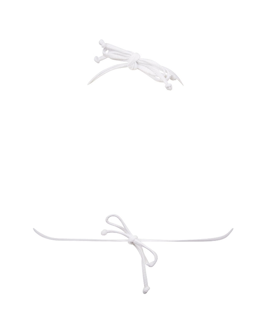 Maillot de bain triangle mousse La Muse des Vagues blanc Antigel Bain EBB2726-VB 100