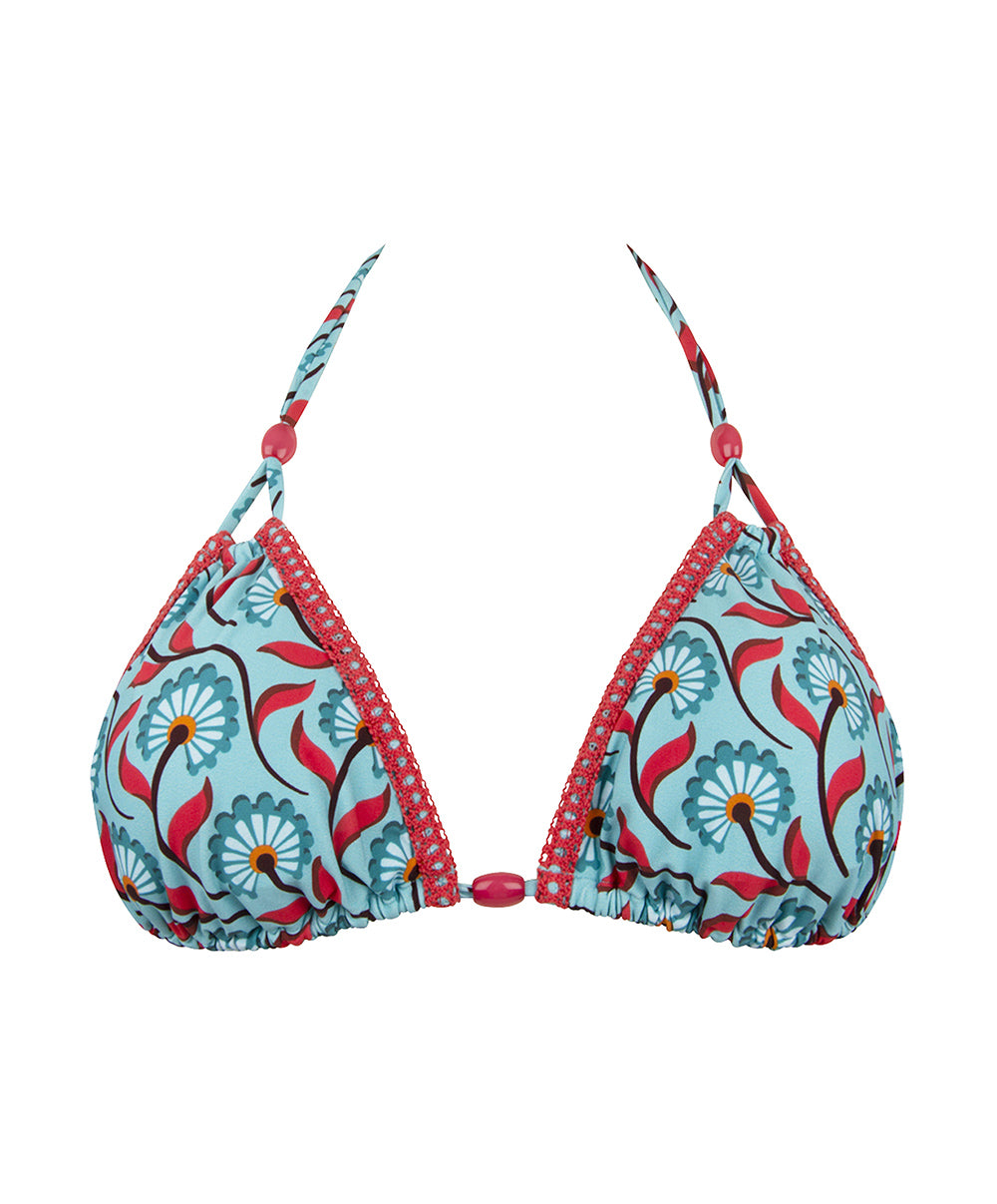 Maillot de bain triangle mousse La Muse Bohème azur Antigel Bain EBB2736-AB