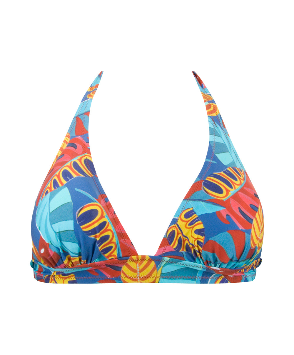 Maillot de bain triangle mousse La Foglia Antigel ciel feuillage Antigel Bain EBB2754-CF 10