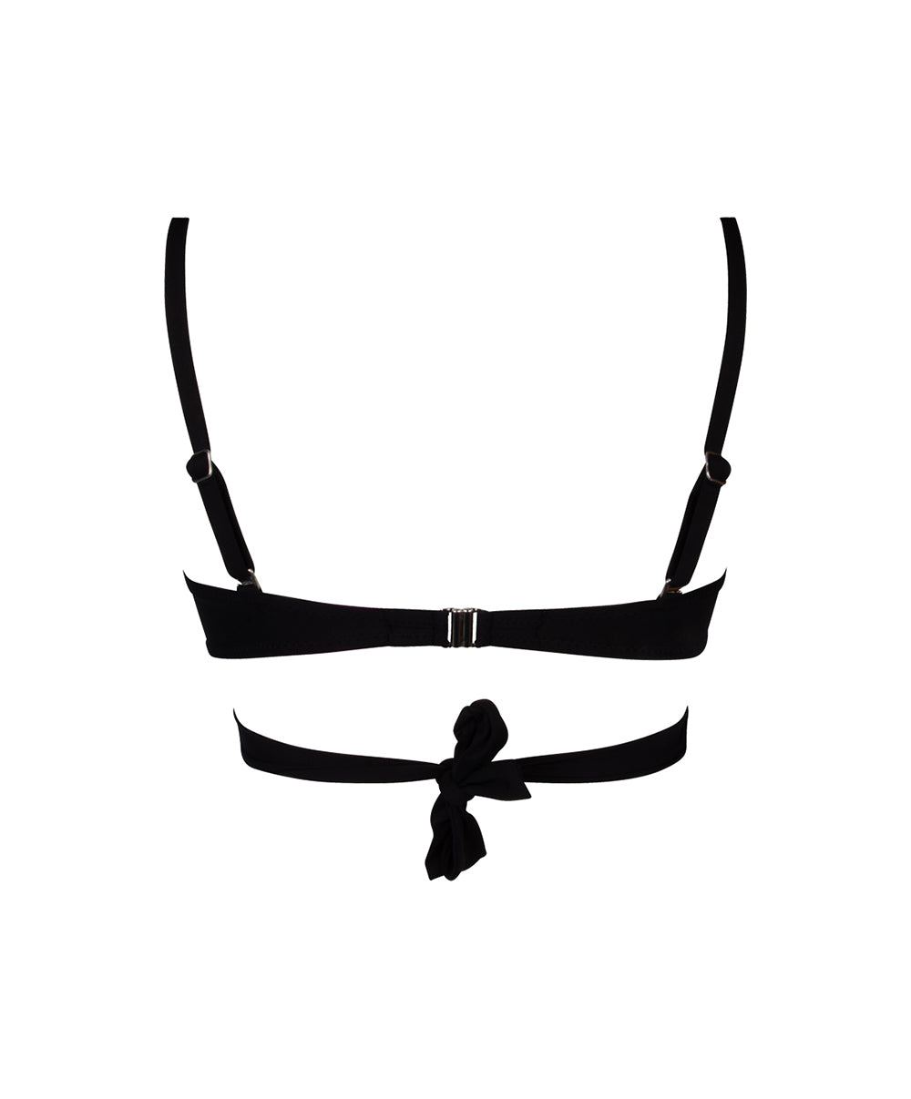 Maillot de bain triangle mousse sans armatures La Chiquissima noir Antigel Bain EBB2714-NO 7