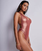 Maillot de bain 1 pièce Sunlight glow Cuivre Aubade Bain 2U67-CUVR