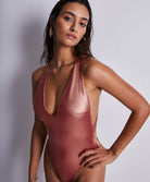 Maillot de bain 1 pièce Sunlight glow Cuivre Aubade Bain 2U67-CUVR