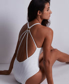 Maillot de bain 1 pièce dos ouvert Coconut sand Monoi Aubade Bain LW67-MONO