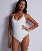 Maillot de bain 1 pièce dos ouvert Coconut sand Monoi Aubade Bain LW67-MONO