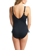 Maillot de bain une pièce grande taille échancure ajustable Fantasie swim Ottawa noir FS6360-BLK