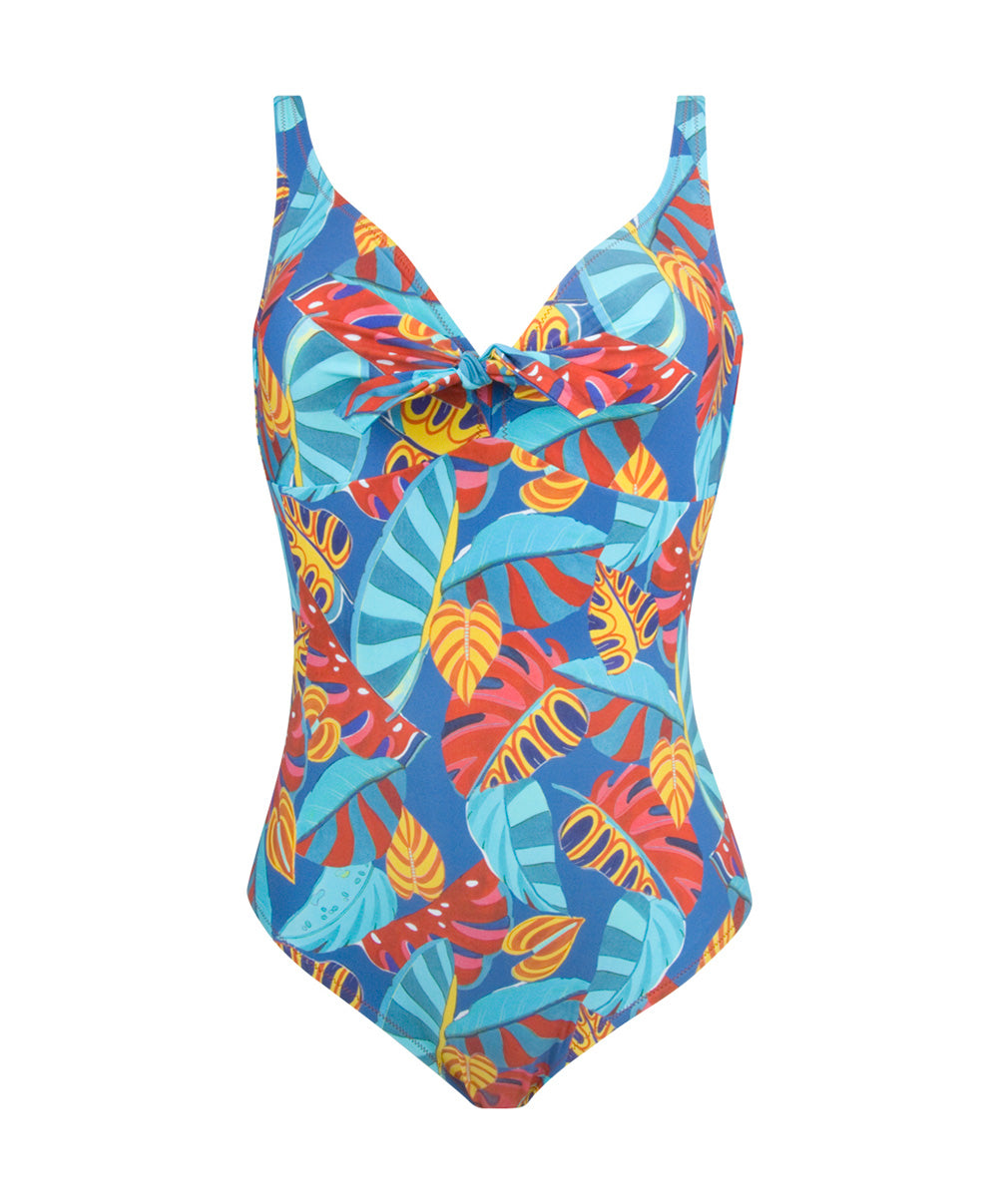 Maillot de bain une pièce maintien La Foglia Antigel ciel feuillage Antigel Bain FBB9254-CF 10