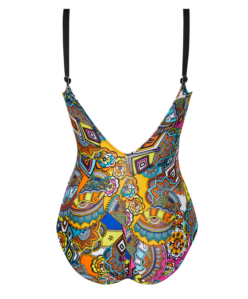 Maillot de bain une pièce maintien avec armatures La Nomade multicolore Antigel Bain FBB6257-EN 100