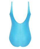 Maillot de bain une pièce maintien sans armatures La Jet-Setteuse turquoise Antigel Bain FBB9217-TU 101