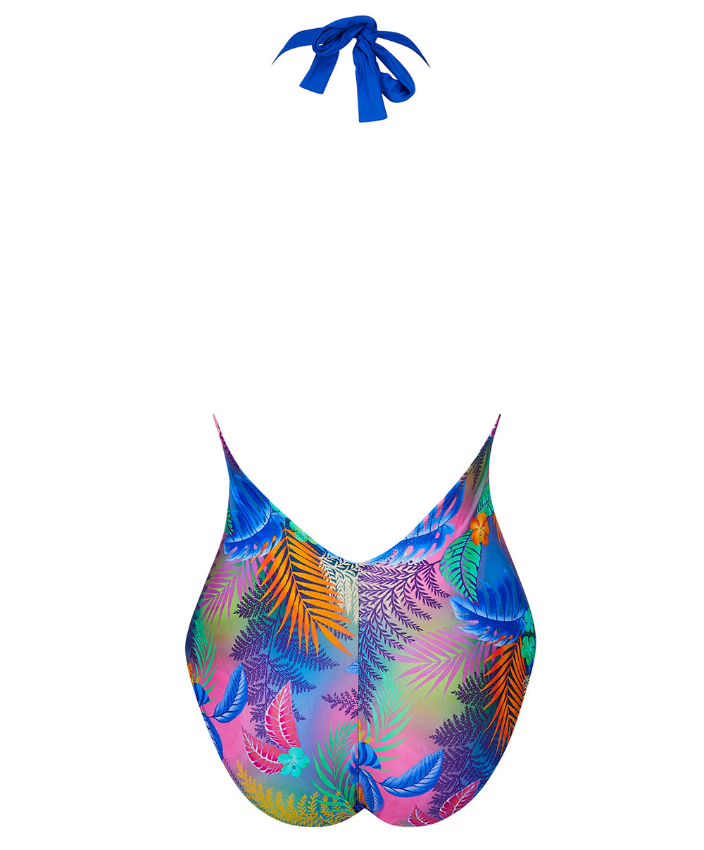 Maillot de bain une pièce nageur sans armatures L'Avatar des Îles multicolore Antigel Bain EBB9247-BA 100