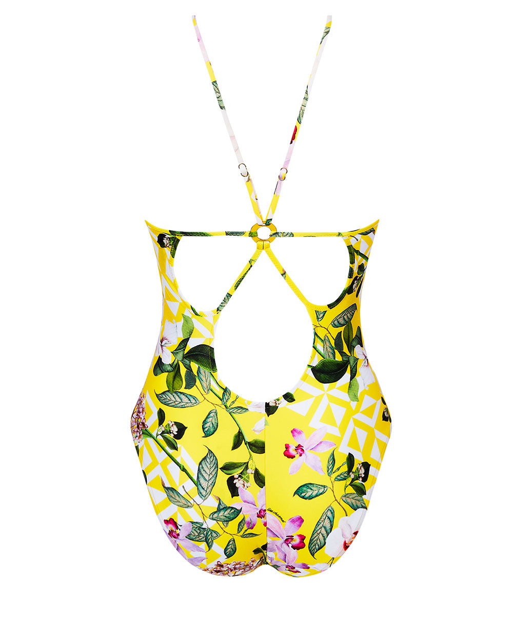 Lise Charmel Jardin Délice open back one-piece swimsuit in