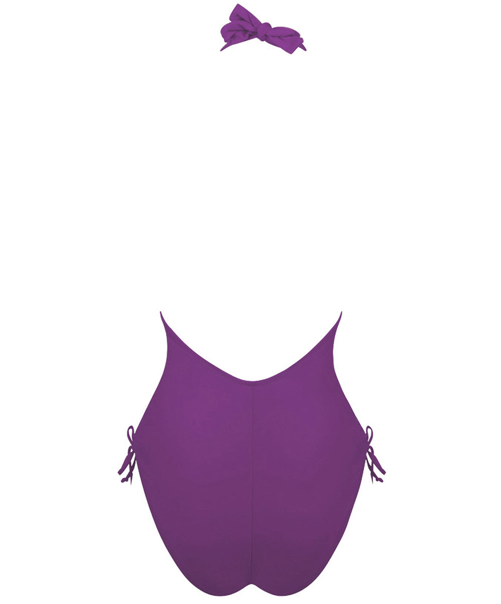 Maillot de bain une pièce séduction dos plongeant La Chiquissima émeraude Antigel Bain EBB9814-MA 2