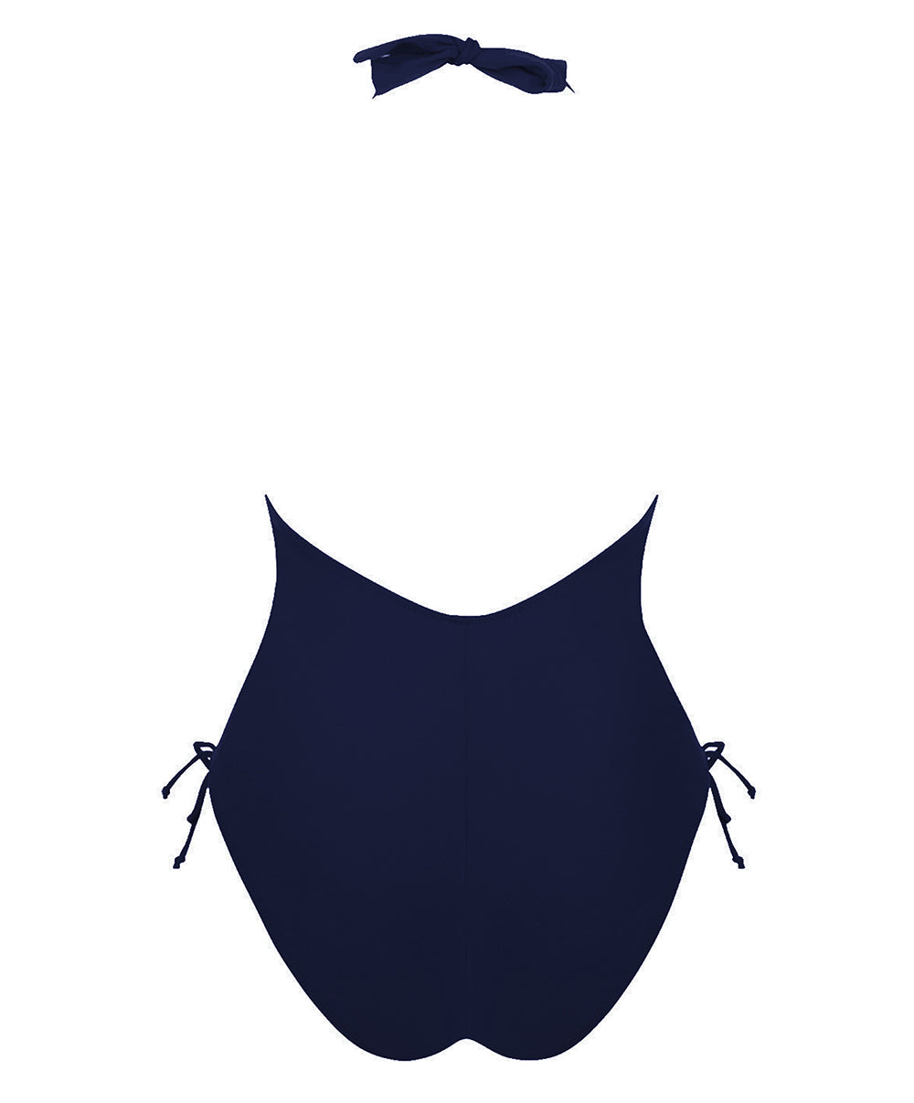Maillot de bain une pièce séduction dos plongeant La Chiquissima marine Antigel Bain EBB9814-MM 2
