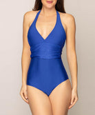 Maillot de bain une pièce dos nu sexy La Costa Antigel eau bleue Antigel Bain EBA9290-EB fashion