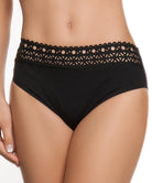 Slip de bain taille haute Lise Charmel bain Ajourage Couture noir ABA0615-NO 5