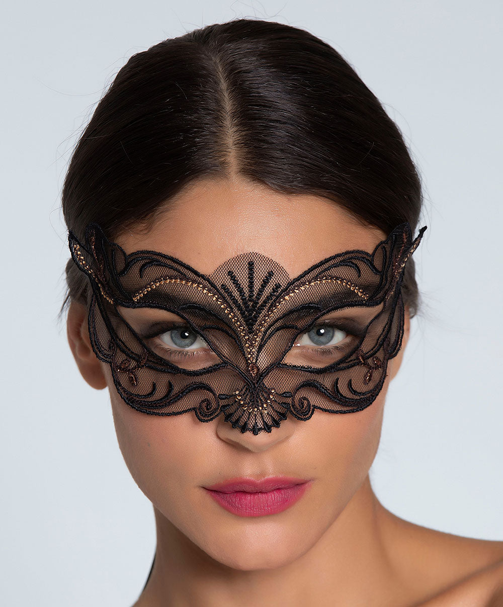 Masque sexy Lise Charmel Fauve Amour ambre panthère AIH9079-AP