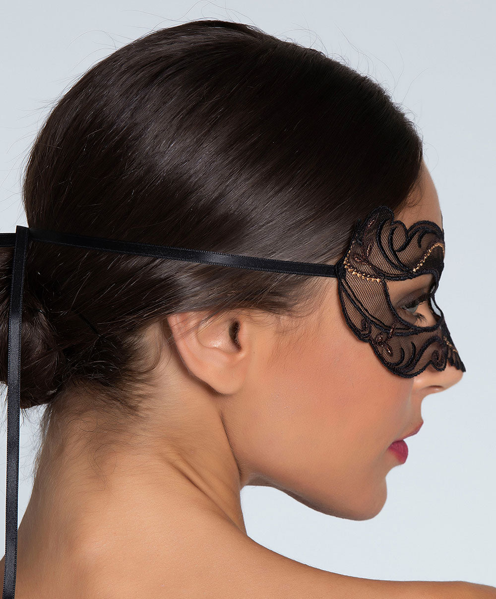 Masque sexy Lise Charmel Fauve Amour ambre panthère AIH9079-AP