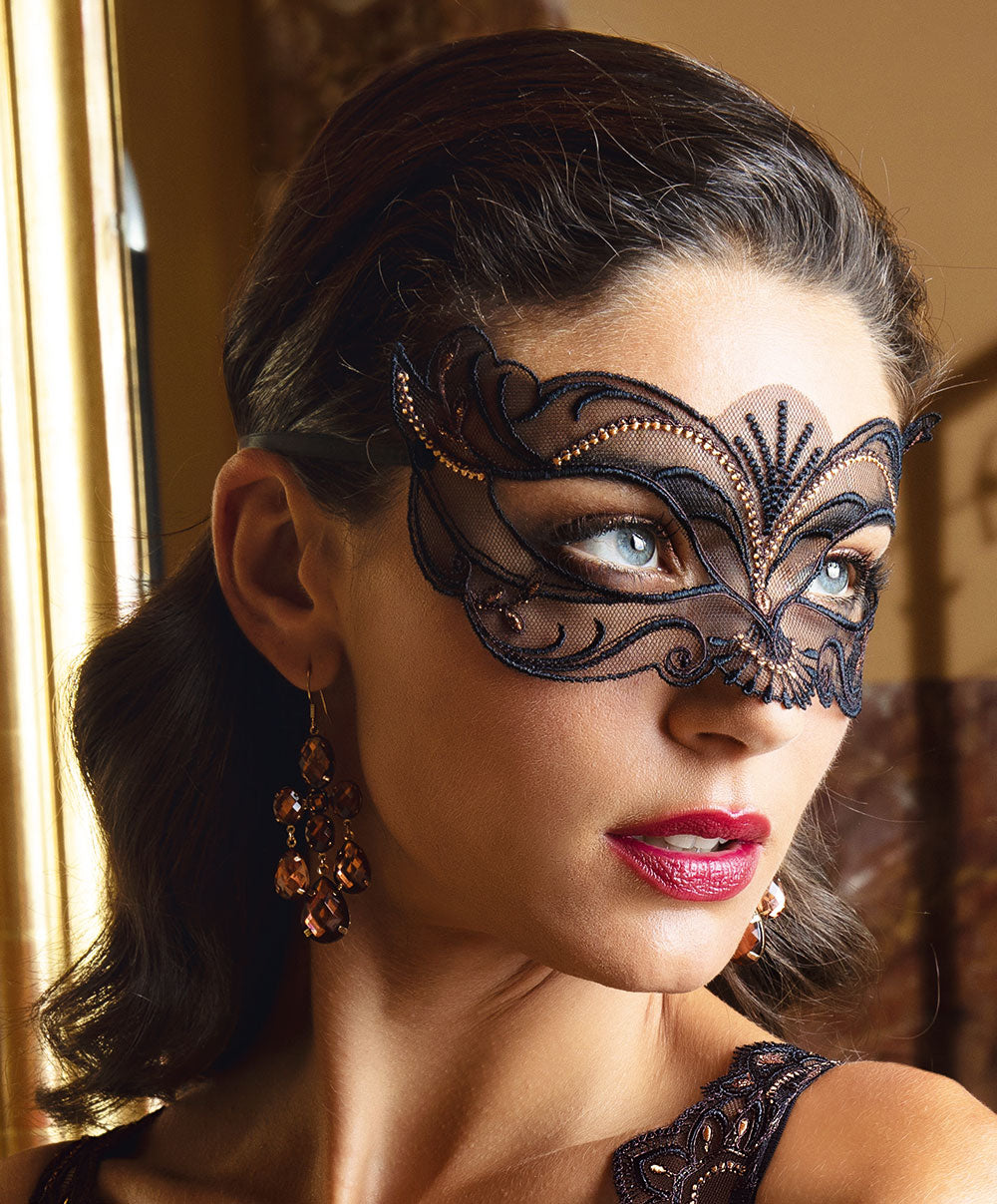 Sexy mask Fauve Amour amber panther Lise Charmel AIH9079-AP