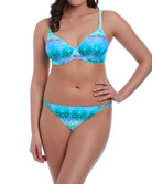 Mini-slip de bain Freya swim Seascape blue lagoon AS5873-BLN