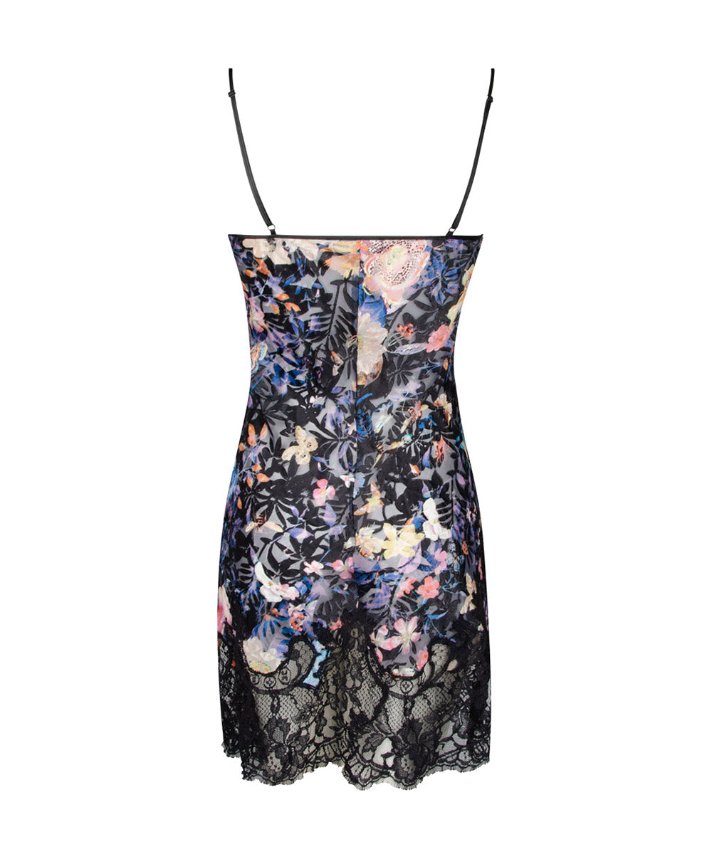 Nuisette en soie et viscose Lise Charmel Flora Aura pastel ALH1019-AP