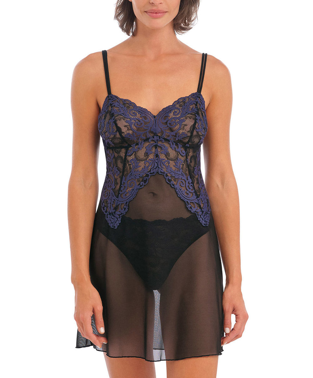 Nuisette sexy Wacoal Instant Icon black eclipse WA814322-963