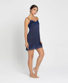 Nuisette soie charme Lise Charmel Splendeur Soie bermudes bleu ALC1080-BS