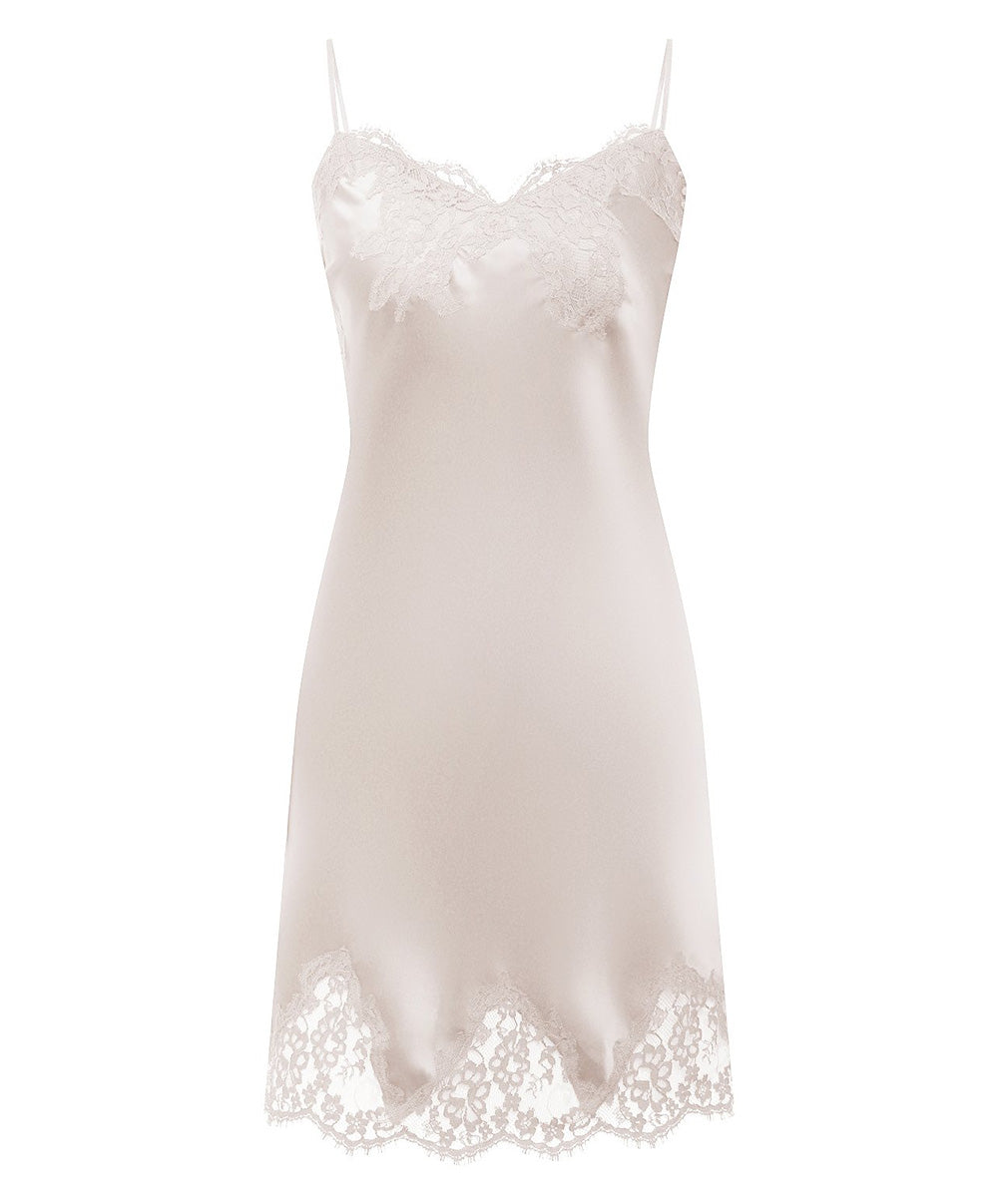 Nuisette charme en soie Lise Charmel Splendeur soie écru nacre ALC1080-EN