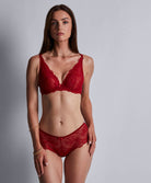Soutien-gorge triangle plongeant Danse des sens Irresistible red Aubade OG12-IRRE