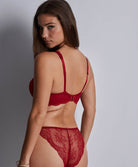 Soutien-gorge triangle plongeant Danse des sens Irresistible red Aubade OG12-IRRE